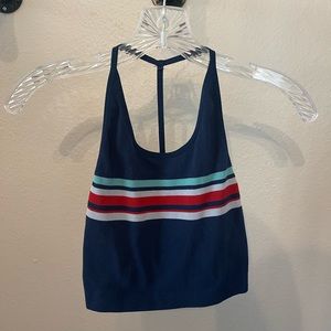Colsie Cropped Tank. Size: M. Color: Multi.